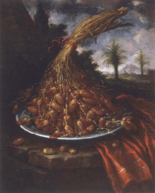 Bartolomeo Bimbi Plate with Datteln china oil painting image